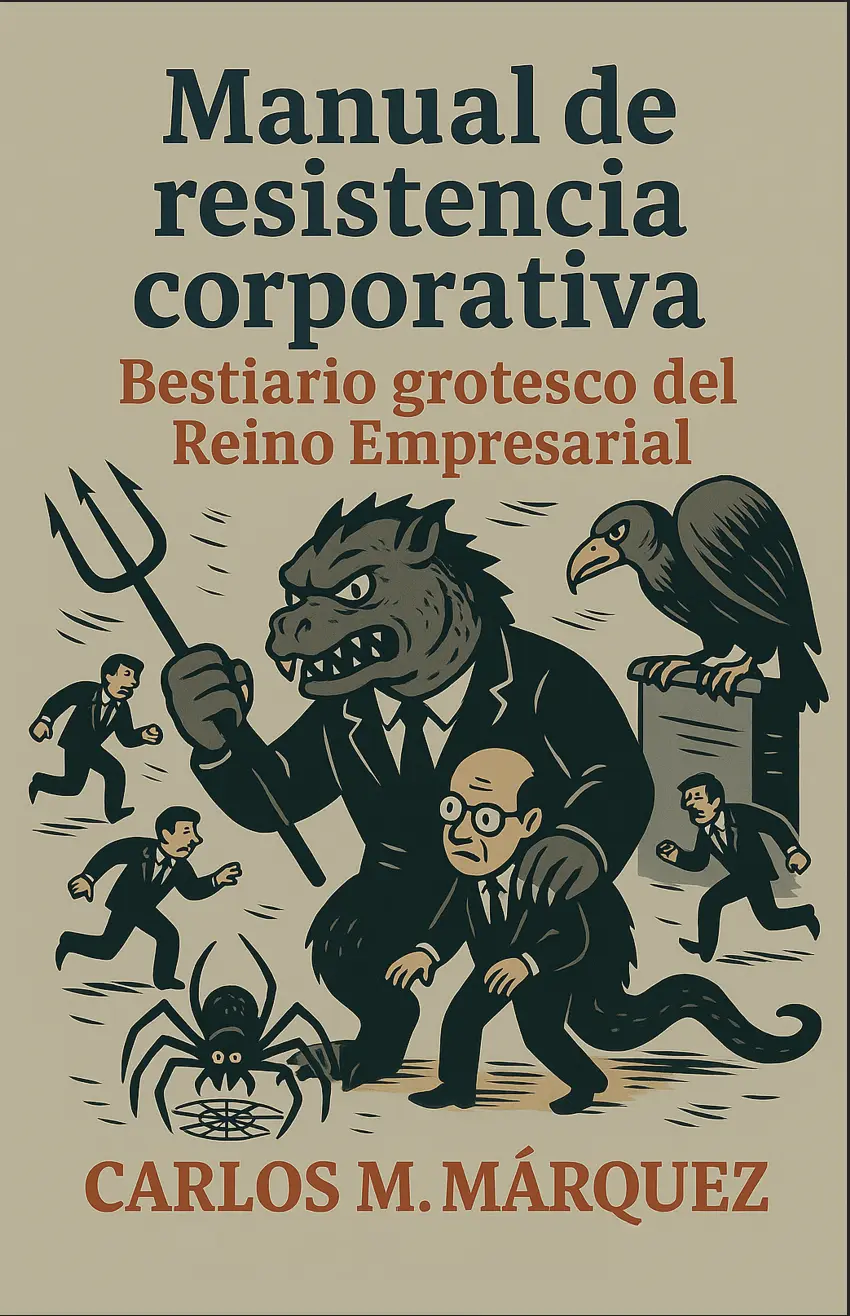 Portada de Bestiario grotesco del Reino Empresarial